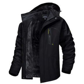 Jaqueta Masculina Forrada Bonzzano BZ113 em ambiente gelado