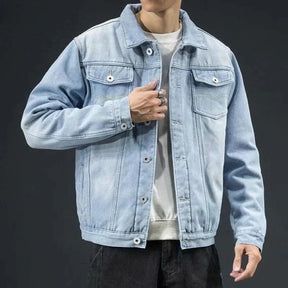 Jaqueta Masculina Jeans Acolchoado Bonzzano BZ094 com estilo clássico e conforto térmico.