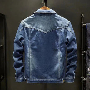Jaqueta Masculina Jeans Acolchoado Bonzzano BZ094 com estilo clássico e conforto térmico.