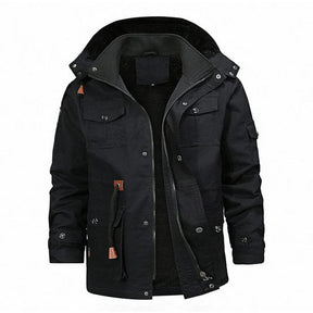 Jaqueta Masculina Bonzzano BZ148 em poliéster e algodão com design urbano.