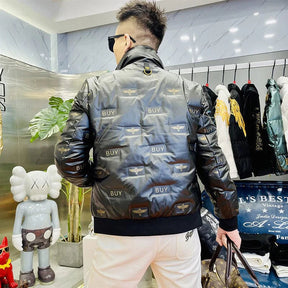 Jaqueta Masculina Puffer Bonzzano BZ119 em lyocell com forro de algodão