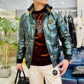 Jaqueta Masculina Puffer Bonzzano BZ119 em lyocell com forro de algodão