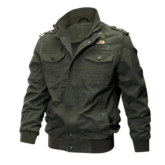 Jaqueta Masculina Bonzzano BZ096 em tecido impermeável e design moderno.