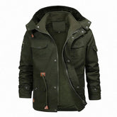 Jaqueta Masculina Bonzzano BZ148 em poliéster e algodão com design urbano.