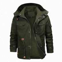 Jaqueta Masculina Bonzzano BZ148 em poliéster e algodão com design urbano.