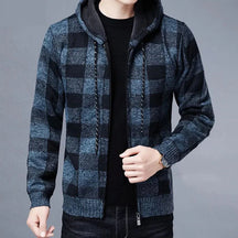 Jaqueta Masculina Xadrez Bonzzano BZ144 com estampa clássica e modelagem ajustada.