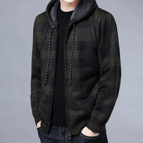 Jaqueta Masculina Xadrez Bonzzano BZ144 com estampa clássica e modelagem ajustada.