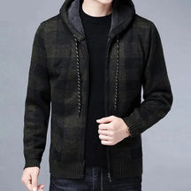 Jaqueta Masculina Xadrez Bonzzano BZ144 com estampa clássica e modelagem ajustada.