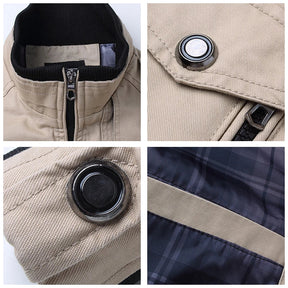 Jaqueta Motociclista Masculina Bonzzano BZ170 em preto com design esportivo.
