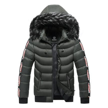 Jaqueta Puffer Masculina Bonzzano BZ112 com capuz forrado