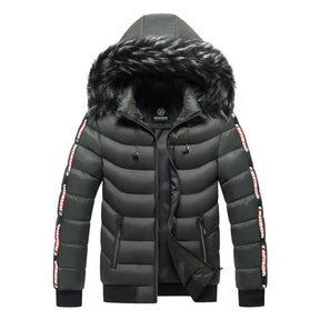 Jaqueta Puffer Masculina Bonzzano BZ112 com capuz forrado