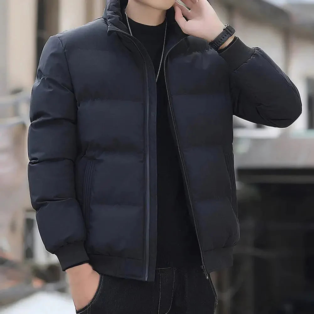 Jaqueta Puffer Masculina Bonzzano BZ252 com design acolchoado e moderno.