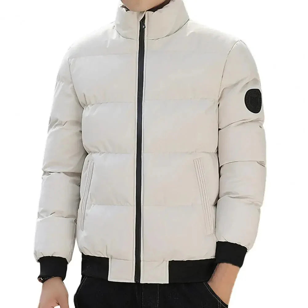 Jaqueta Puffer Masculina Bonzzano BZ252 com design acolchoado e moderno.