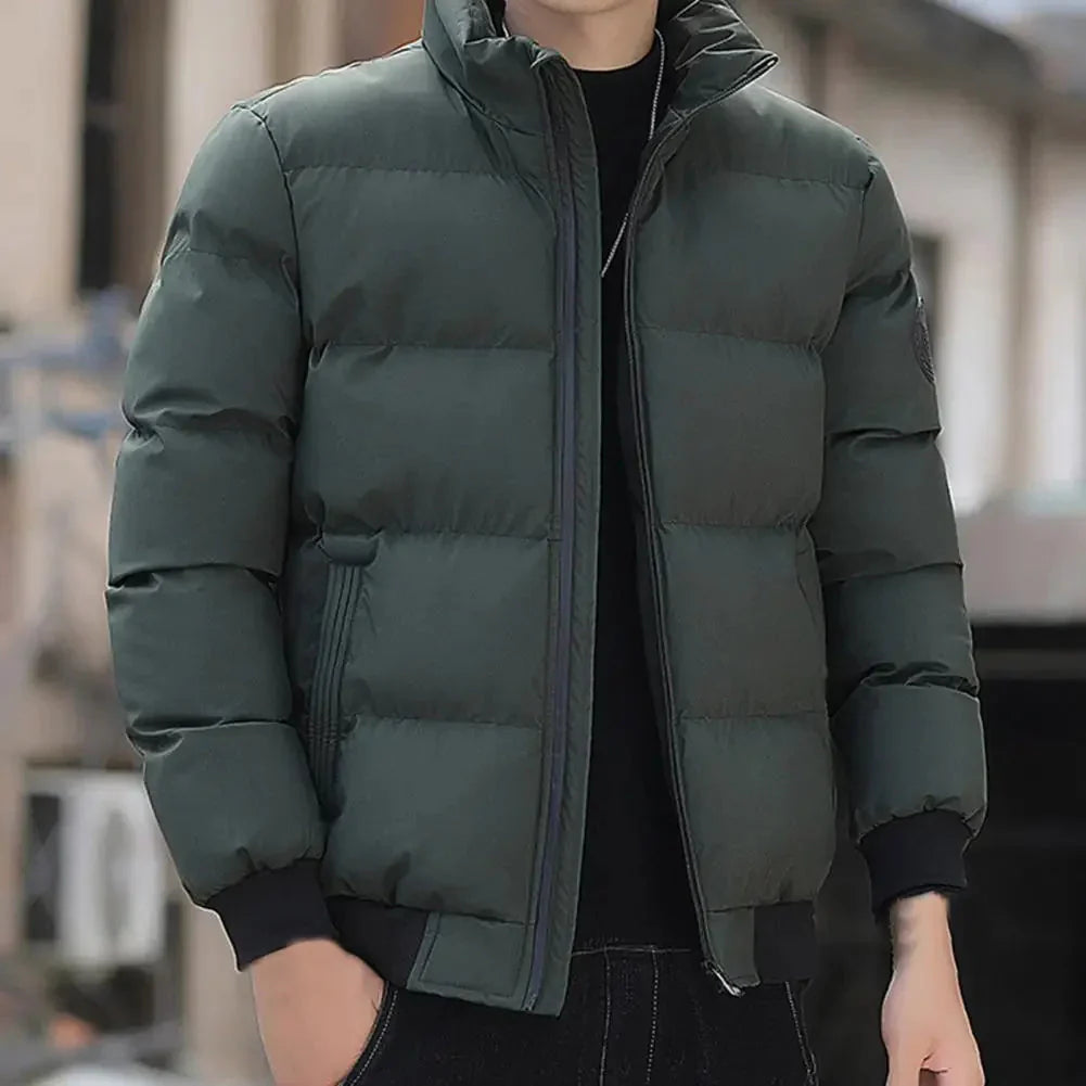 Jaqueta Puffer Masculina Bonzzano BZ252 com design acolchoado e moderno.