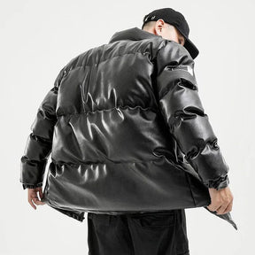Jaqueta Puffer Masculina Bonzzano BZ102 em tecido acolchoado e design moderno.
