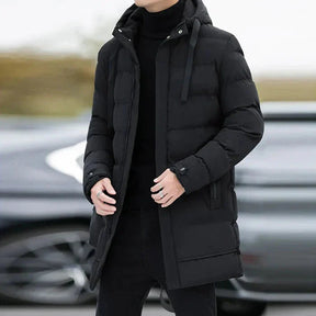 Jaqueta Puffer Masculina Alongada Bonzzano BZ076 em design moderno