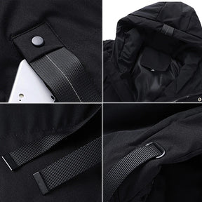 Jaqueta Puffer Masculina Alongada Bonzzano BZ076 em design moderno