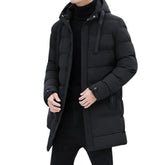 Jaqueta Puffer Masculina Alongada Bonzzano BZ076 em design moderno
