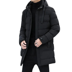 Jaqueta Puffer Masculina Alongada Bonzzano BZ076 em design moderno