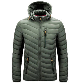 Jaqueta Puffer Masculina Bonzzano BZ090, ideal para frio intenso.