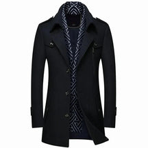 Sobretudo Masculino Bonzzano BZ220 em cetim, elegante e confortável.