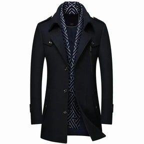 Sobretudo Masculino Bonzzano BZ220 em cetim, elegante e confortável.