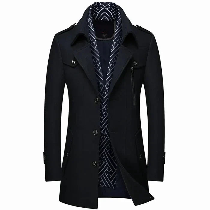 Sobretudo Masculino Bonzzano BZ220 em cetim, elegante e confortável.