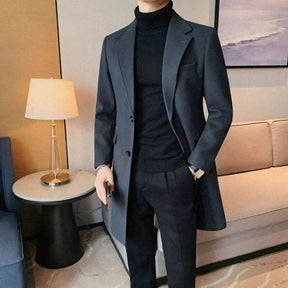 Sobretudo Masculino Bonzzano BZ204 em lã, elegante e confortável.