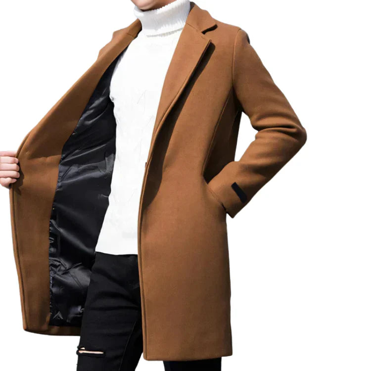 Sobretudo Masculino em Lã Bonzzano BZ215 com design clássico e sofisticado