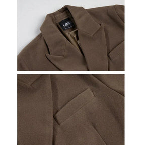 Sobretudo Masculino Bonzzano BZ217 em lã, elegante e confortável.