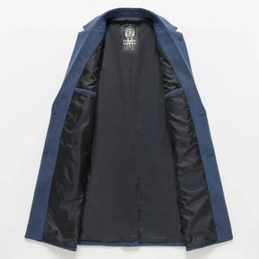 Sobretudo Masculino Bonzzano BZ232 em lã, nylon e algodão, ideal para o inverno.