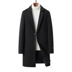 Sobretudo Masculino Bonzzano BZ232 em lã, nylon e algodão, ideal para o inverno.