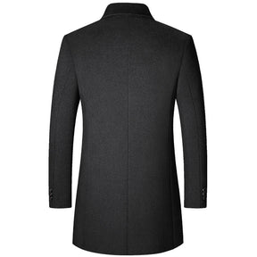 Sobretudo Masculino em Lã Bonzzano BZ238 com gola polo e corte slim