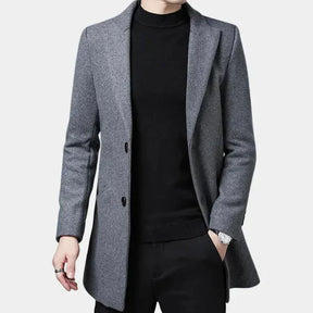Sobretudo Masculino Bonzzano BZ239 em lã, ideal para o inverno.