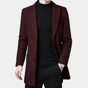 Sobretudo Masculino Bonzzano BZ239 em lã, ideal para o inverno.