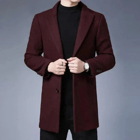 Sobretudo Masculino Bonzzano BZ239 em lã, ideal para o inverno.