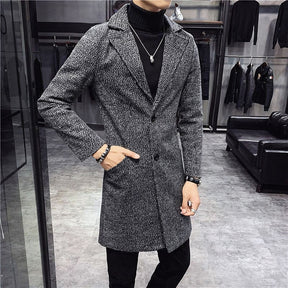 Sobretudo Masculino em Lã Bonzzano BZ235 com design clássico e elegante.