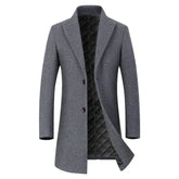 Sobretudo Masculino Bonzzano BZ239 em lã, ideal para o inverno.