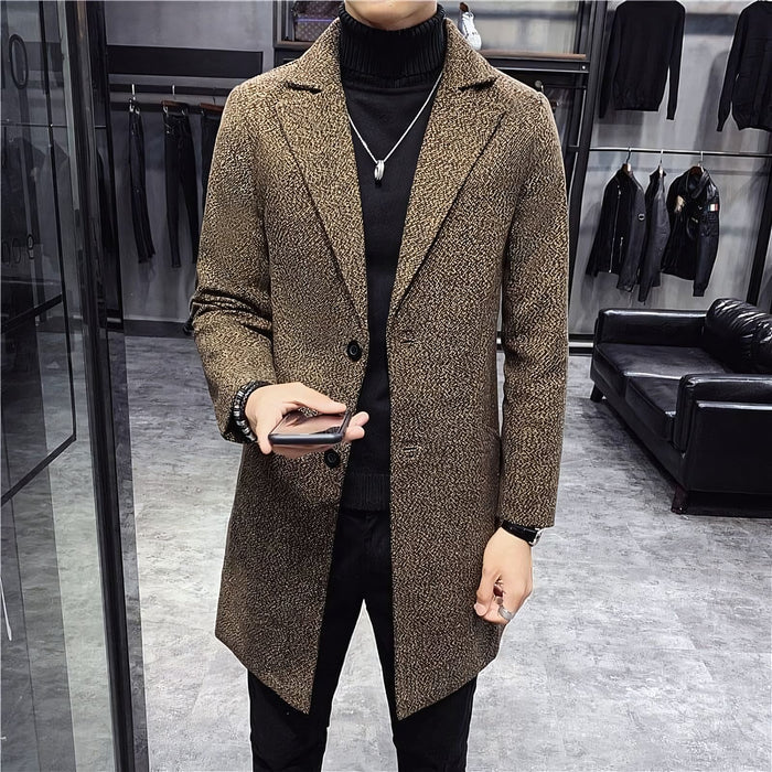 Sobretudo Masculino em Lã Bonzzano BZ235 com design clássico e elegante.
