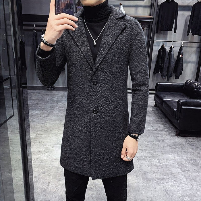 Sobretudo Masculino em Lã Bonzzano BZ235 com design clássico e elegante.