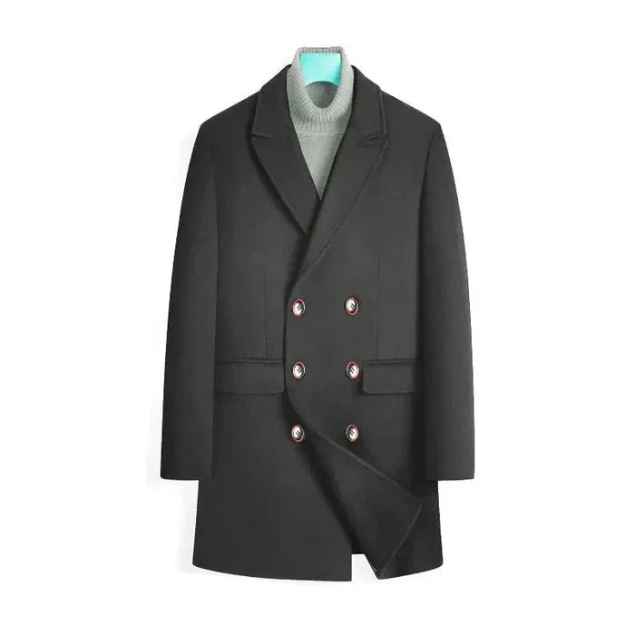 Sobretudo Masculino em Lã Bonzzano BZ236 com design sofisticado e proteção térmica.