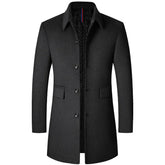 Sobretudo Masculino em Lã Bonzzano BZ238 com gola polo e corte slim