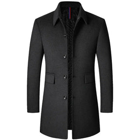 Sobretudo Masculino em Lã Bonzzano BZ238 com gola polo e corte slim