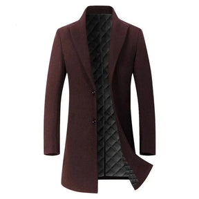 Sobretudo Masculino Bonzzano BZ239 em lã, ideal para o inverno.