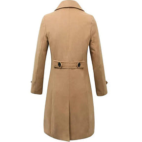 Sobretudo Masculino Longo Bonzzano BZ240 em lã e algodão com design elegante.