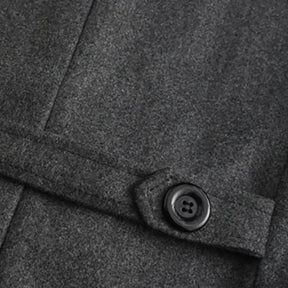 Sobretudo Masculino Longo Bonzzano BZ240 em lã e algodão com design elegante.