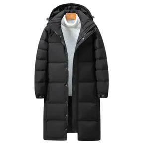 Sobretudo Masculino Puffer Bonzzano BZ222 com capuz removível e design moderno.