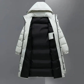 Sobretudo Masculino Puffer Bonzzano BZ222 com capuz removível e design moderno.