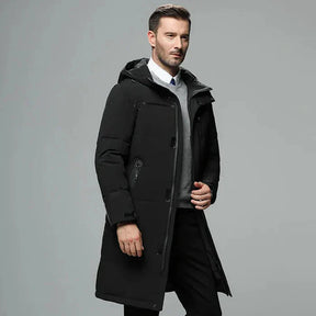 Sobretudo Masculino Social Bonzzano BZ219 em nylon e poliéster.