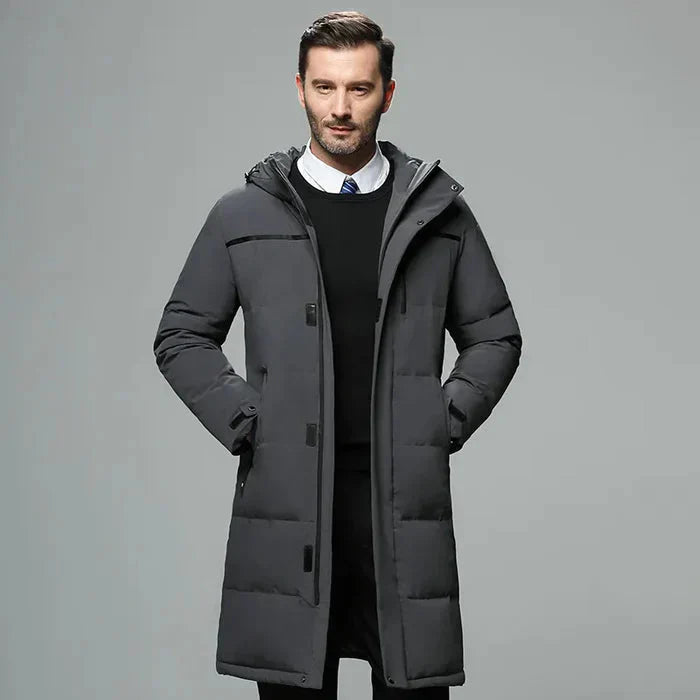 Sobretudo Masculino Social Bonzzano BZ219 em nylon e poliéster.